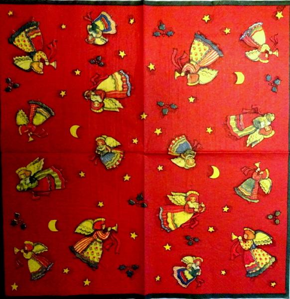 310 Engel - 3-lagig (blau) - Ihr